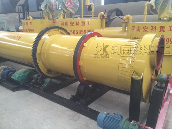  山東的客戶(hù)，您采購(gòu)的0.8x6m雞糞烘干機(jī)已發(fā)出
